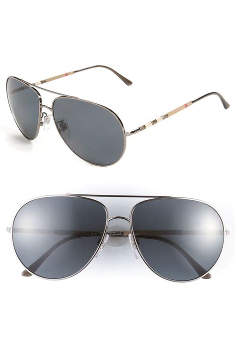 56mm polarized aviator sunglasses burberry|burberry aviator sunglasses clearance.